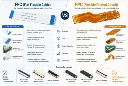 Latest company news about What is the difference between FFC and FPC?