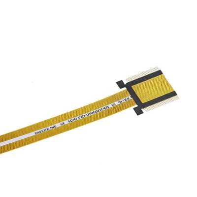 Good price 2.54mm Pitch FFC Cable Assembly with Cu Conductor and 100 Ohms Impedance Characteristics online