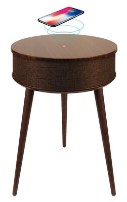 quality Bluetooth 5.1 Smart Speaker Table With Wireless Charging For Bedroom Living Room Office factory