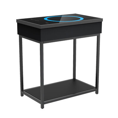 Ein guter Preis. Metall-Tischlautsprecher Smart Triangle Side Table Wireless Charging Bluetooth-Lautsprecher TWS-Funktion Musik zu Hause hören Online